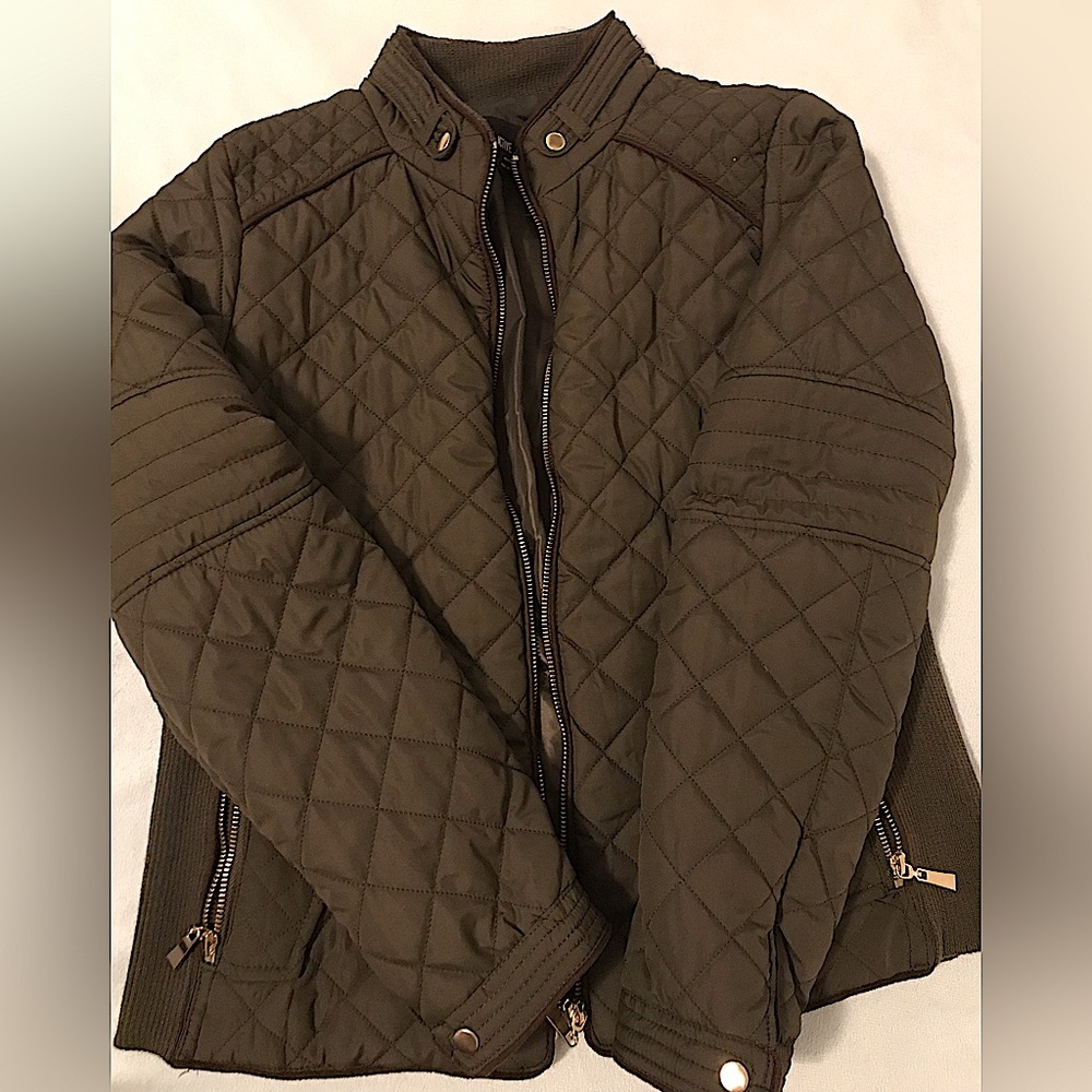 Active USA Olive Green/Brown Women’s Jacket